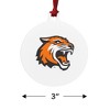 Rochester Institute of Technology Primary Logo Aluminum Holiday Christmas Tree Ornament  3.0" (7.6 cm) x 3.37" (8.6 cm) - 3 of 4