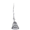 Transpac 5.5 Inch Silver Snowflake Tree Topper Gray Speckled Laser Cut Tree Toppers - 2 of 3
