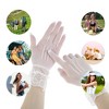 Unique Bargains Women's Fishing Net Rhinestone Sunblock Mittens 1 Pair - 4 of 4