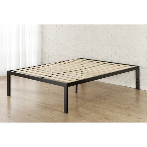 Full 18 Lorrick Quick Snap Platform, Full Size Metal Platform Bed Frame With Wood Slats