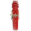 Peugeot Women's Contour Tank Shape Case Red Watch with Roman Numerals - 2 of 3
