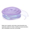Unique Bargains Gift Wrapping Wide Sheer Wired Pastel Shimmer Iridescent Chiffon Ribbons 1 Pc - 3 of 4