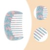 Unique Bargains Anti-Static Pocket Size Wide Tooth for Thick Curly Hair Detangling Comb 1 Pc - 3 of 4
