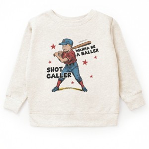 The Juniper Shop Wanna Be A Baller Shot Caller Youth Sweatshirt - 1 of 4