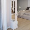 ORRD 63'' Full-Length Mirror Cabinet with Multi-Layer Storage, Freestanding or Vanity Add-On - 2 of 4