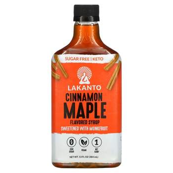 Lakanto Cinnamon Maple Flavored Syrup, 13 oz (384 ml)