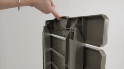 Charcoal Adirondack 19.5'' Foldable Outdoor Side Table