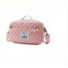 Dimensional diamond pattern Crossbody bag, suitable for leisure commuting, lightweight and easy to carry, essential for daily travel - 2 of 4