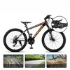 INFURNIC Bicycles, 24 Inch Mountain Bike with Adjustable Seat, Commute Bicycle for Men and Women, Black, 66"*24.4"*36" - 3 of 4