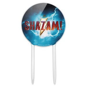 Shazam! Movie Logo Acrylic Cake Topper - 1 of 4