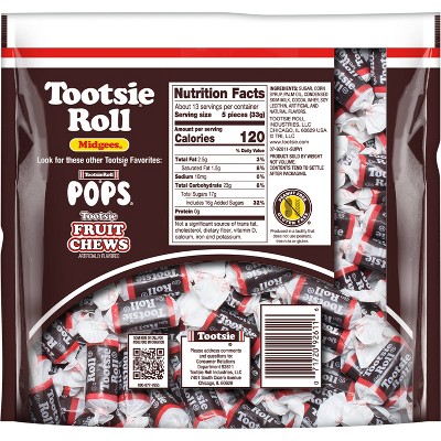 Tootsie Roll Midgees Candy Standup Bag &#8211; 15oz