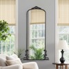SpassWay 68"H 29"W Metal Accent Mirror Vintage Wall Mirror Ornate Full Length Mirror - 2 of 4
