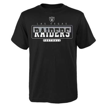 NFL Las Vegas Raiders Boys' Short Sleeve Cotton T-Shirt