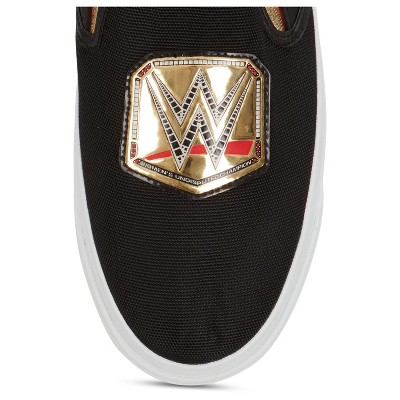Мужские кроссовки WWE Mens Championship Belt Shoes - John Cena, Roman Reigns, Seth Rollins World Wrestling Champion Belt Slip On Sneakers (Black, 13) — фото 4