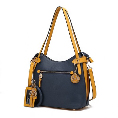 MKF Collection Jaseli Women’s Hobo Bag with Wristlet Bracelet Keychain with a Credit Card Holder by Mia K