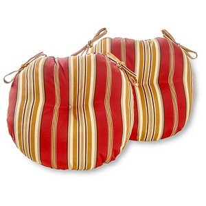 Kensington Garden 2pc 15"x15" Outdoor Seat Cushions - 1 of 4