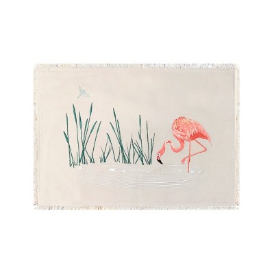RightSide Designs Flamingos Coastal Placemat Set of 4