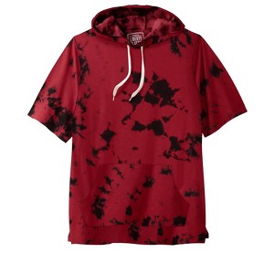 Liberty Blues by KingSize Men's Big & Tall Short-Sleeve Hoodie - 1 of 4