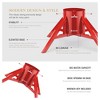 Tree Nest Geometric Steel Christmas Tree Stand for Real Trees - 2 of 4