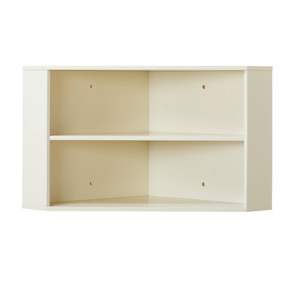 Photos - Display Cabinet / Bookcase Corner Hutch - Antique White - Buylateral