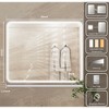 Bathroom Mirror, Vanity Mirror for Bathroom With Anti-Fog function, Wall Bathroom Vanity Mirror Lighted Mirror - 3 of 4