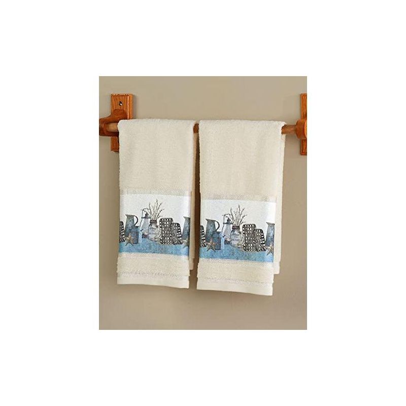 The Lakeside Collection Barn Home Bath Collection - Set of 2 Hand Towels 2 Pieces, 2 of 4