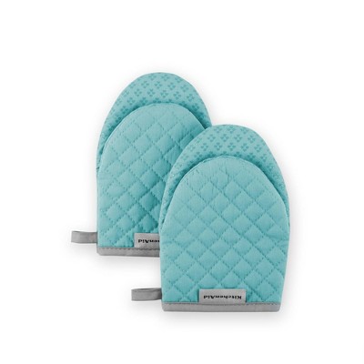 KitchenAid Asteroid Pot Holder, Set of 2 - Aqua