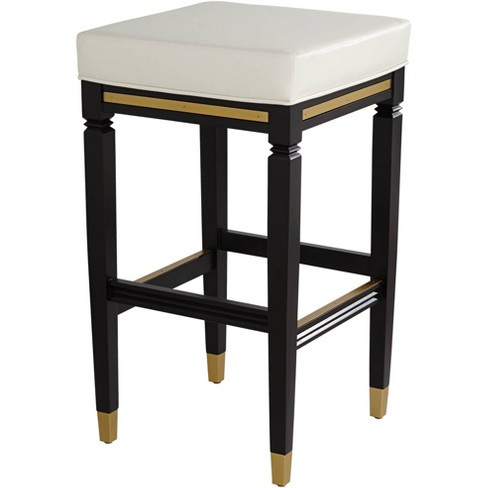 55 Downing Street Jaxon Black Wood Bar Stool 31