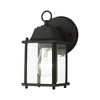Livex Lighting Hamilton 1 - Light Wall Light in  Textured Black - 2 of 4