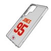NFL Kansas City Chiefs Players Game Tactic Clear Cell Phone Case for Samsung Galaxy - 2 of 4