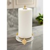 Classic Touch Paper Towel Holder with Gold Symmetrical Design - 3 of 3