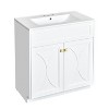 YOOCOZZ ﻿ 30'' Freestanding Bathroom Vanity with Ceramic Sink,Gold Handles and Soft Closing Doors - 2 of 4
