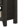 70" Particle Board TV Stand with Open Adjustable Shelves and Cable Management Cutouts for Living Room and Bedroom - 4 of 4