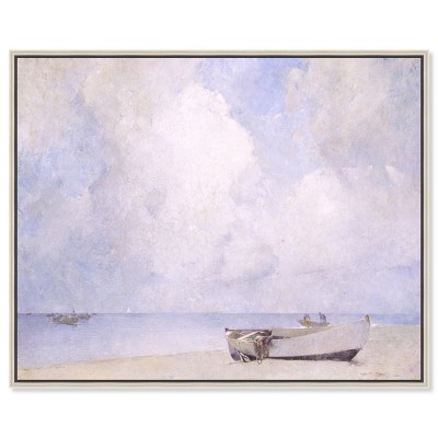 Art Remedy The South Strand by Emil Carlsen Classic Landscape and Portrait Wall Art Framed