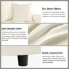 NicBex Oversized Chaise Lounge Sofa Couch with Tufted Seat & Detachable Pillows,Upholstered Sleeper Sofa for Living Room,Bedroom - 4 of 4