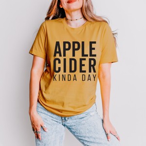 Simply Sage Market Apple Cider Kinda Day Short Sleeve Tee - 1 of 4