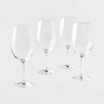 Joyjolt Claire Crystal Red Wine Glasses – Set Of 4 - 14-ounce Wine Glass  Set : Target