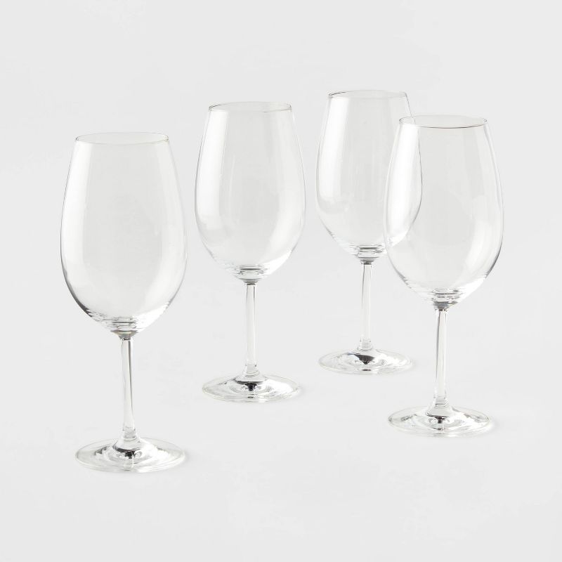 4pk Geneva Crystal All-Purpose Big 21.4oz Wine Glasses - Threshold Signature&#8482;, 1 of 4