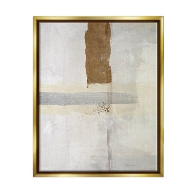 Stupell Industries Contemporary Brushed CompositionFloater Canvas Wall Art