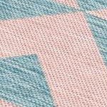 pink and aqua