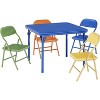 Coucheta Foldable Activity Table for Boys Girls, Folding Table and Chairs Set, Activity Table and Chairs Set for Dining Room,Daycare,Classrooms - 2 of 4