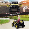 24V 2-Seater Kids Battery Powered Ride-On Truck Car with Remote, LED Lights, Music, Suspension & 2 Motors - 2 of 4