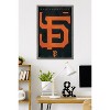 Trends International MLB San Francisco Giants - Logo 25 Framed Wall Poster Prints - 2 of 4