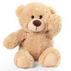 LotFancy 2Pcs 8 in Teddy Bear Stuffed Animals, Plush Bear Toy Gifs for Kids, Boys, Girls, Brown - 2 of 4