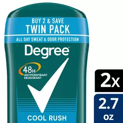 Degree Men Cool Rush 48-Hour Antiperspirant & Deodorant - 2.7oz/2pk
