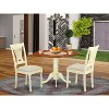 Round Dining Table Set for 2 - Kitchen Table with Chairs - Small Space Dining Furniture - 2 of 4