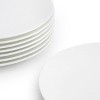 Gibson Elite White Peninsula 8 Piece 7.75 Inch Bone China Dessert Plate Set in White - 4 of 4