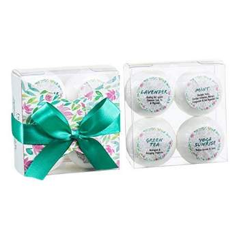 Freida & Joe Aromatherapy Fragrances 4 Pieces Bath Bomb Gift Set Luxury Body Care Mothers Day Gifts for Mom
