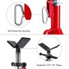 V Head Pipe Jack Stand, 28-52 Inch Adjustable Height, 1/8"-12" Capacity, 2500 lb Load Capacity, Portable Folding Legs - 4 of 4