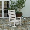 Merrick Lane Contemporary Rocking Chair, All-Weather HDPE Indoor/Outdoor Rocker - 2 of 4